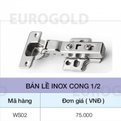 Bản lề inox cong 1/2 Eurogold EWS102