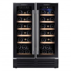Tủ rượu âm tủ 2 zone NĐ, 2 cánh Rosieres RWCB 60 D
