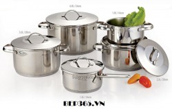Bộ nồi Kitchinox 3 đáy