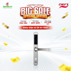 Khóa vân tay Chefs EH-A11RST dành cho cửa nhôm
