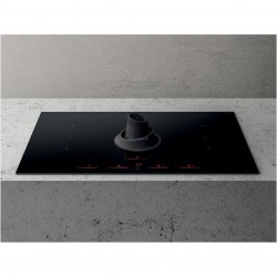 Bếp từ kết hợp hút mùi Elica NIKOLATESLA UPSIDE BL/F/80