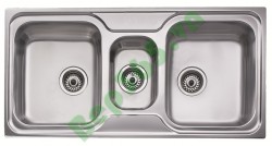 Chậu rửa bát cao cấp Teka  Classic 2 ½ Rev Basket Waste W/WO/OVF