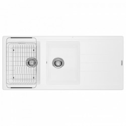Chậu rửa bát đá Konox Phoenix 1160 White Silver