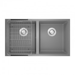 Chậu rửa bát Konxox Granite Sink Veloci 760D – Grey
