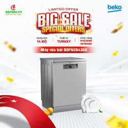 Máy rửa bát Beko BDFN26430X