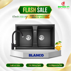 Combo Chậu rửa bát Blanco LEXA 8 Anthrancite 524960 + Vòi rửa Bosch Blanco MIDA XL Anth