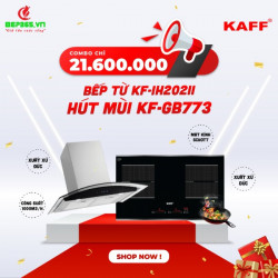 Bếp từ đôi Kaff KF-IH202II lắp âm