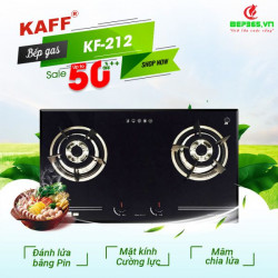 Bếp gas âm 2 lò Kaff KF-212