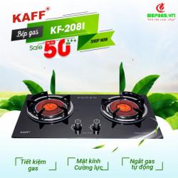 Bếp gas âm hồng ngoại 2 lò Kaff KF-208I