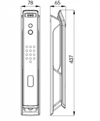 Khóa cửa nhận diện khuôn mặt Demax SL 999 LG