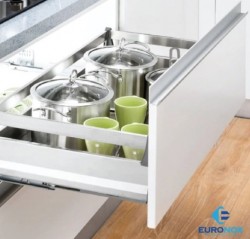 Giá xoong nồi inox đáy đặc gắn cánh Euronox EU1.60M