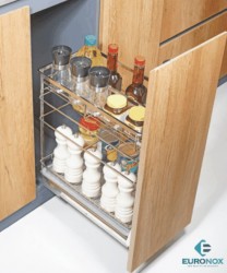 Giá giao thớt chai lọ đa năng nan dẹt 3 tầng Euronox EU2.20G