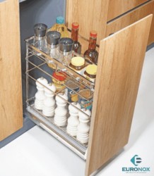 Giá giao thớt chai lọ đa năng nan dẹt 3 tầng Euronox EU2.25G