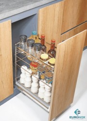 Giá giao thớt chai lọ đa năng nan dẹt 3 tầng Euronox EU2.35G.304