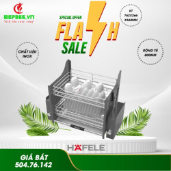 Giá bát nâng hạ Lento 800mm Hafele 504.76.142