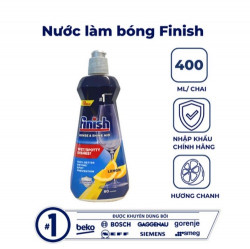 Nước làm bóng chén đĩa Finish 400ml hương chanh