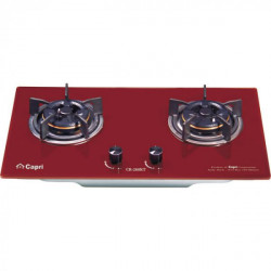 Bếp gas 2 lò Capri CR 208KT - đỏ