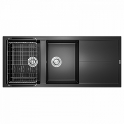 Chậu rửa bát Konox Granite Sink Livello Smart 1160 - Black