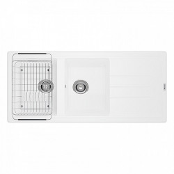 Chậu rửa bát Konox Granite Sink Phoenix 1160 - White Silver