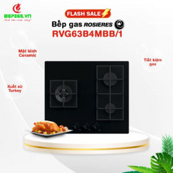 Bếp gas Rosieres RVG63B4MBB/1 