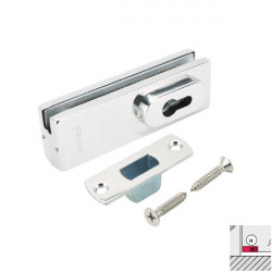 Khóa Kẹp Chân Kính Inox Bóng Hafele 981.00.660