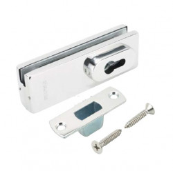 Khóa Kẹp Chân Kính Inox Mờ Hafele 981.50.030
