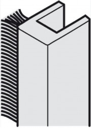 Thanh chắn bụi 5m độ dày kính 6mm Hafele 416.13.935