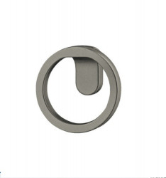 Tay nắm tủ Hafele màu xám kim loại 51mm 106.70.187