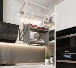 Giá bát nâng hạ Oria 900mm Hafele 504.76.818