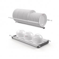 Bộ rổ chén đĩa cố định Hafele KOSMO PRESTO 544.40.023