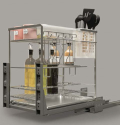 Bộ Đựng Dao Thớt Chai Lọ Sonata 400mm Hafele 549.20.415