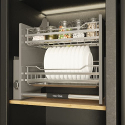 Giá bát nâng hạ Lento 900mm Hafele 504.76.407