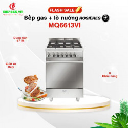 Bếp ga 4 liền lò nướng 60cm Glemgas MQ6613VI