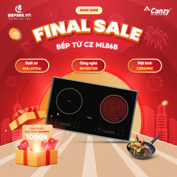 Bếp từ hồng ngoại Canzy CZ ML86B