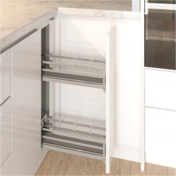 Bộ rổ gia vị Hafele 549.20.841 OMERO 150 (lắp đặt bên phải)