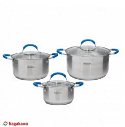 Bộ nồi inox Nagakawa NAG1302