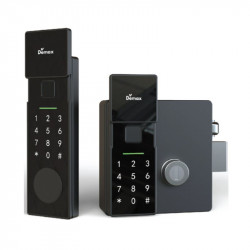 Khóa cửa cổng sắt (Remote+ App wifi) Demax SL608 IP56