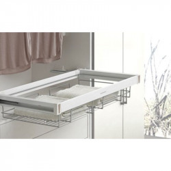 Rổ để đồ gấp ray giảm chấn EUROGOLD EVA390