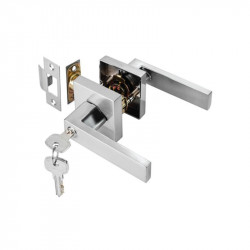 Bộ khóa tay nắm cửa đi dạng thẳng Hafele 499.63.972