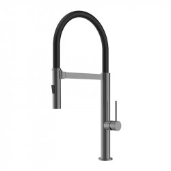 Vòi rửa bát Hafele HT24-SH1F527-TITAN 570.85.451 có dây rút
