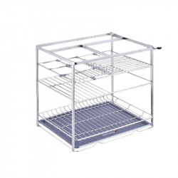 Giá đựng chai lọ gia vị nan dẹt GrandX XS.40S2