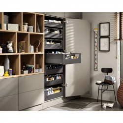 Tủ đồ khô Blum Space Tower Merivobox IR3 9909906 xám đậm