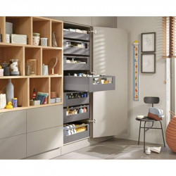 Tủ đồ khô Blum Space Tower Merivobox IR3 5997693 xám nhạt