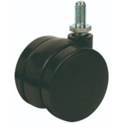 BÁNH XE ĐÔI MÀU ĐEN M8 40MM Hafele 660.09.304