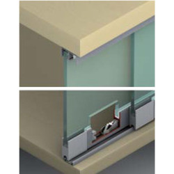 Phụ Kiện Cửa Trượt Tủ Kính Slido Design 25IFG Hafele 402.32.032