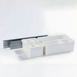 Bộ rổ Dispensa uboxx set 3 Kesseboehmer Hafele 546.76.791