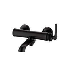 Bộ trộn nổi 2 đường nước Kyoto màu đen HÄFELE 589.35.096