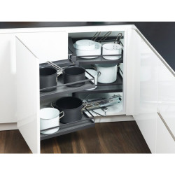 Phụ kiện kệ xoay, khung rổ MAGIC CORNER, bên phải Hafele 546.17.233