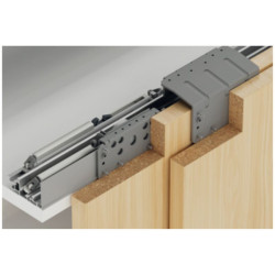 Bộ phụ kiện cửa lùa Hafele 407.41.025 Slido F-Line 44