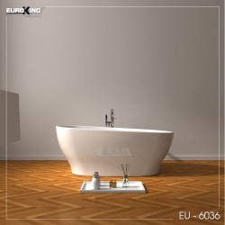 Bồn tắm Irene EuroKing không massage EU-6036 White